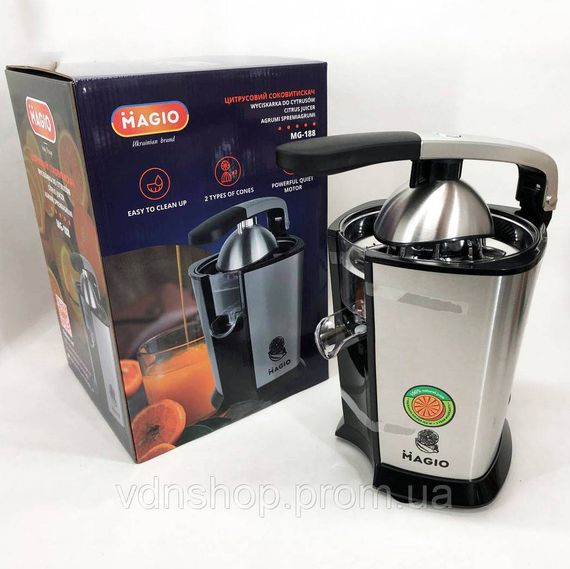 Соковитискач для цитрусових MAGIO MG-188, соковитискач для яблук, соковитискач для ягід NC-33 | Зображення 5