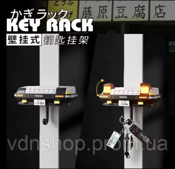 Настінний тримач для ключів Toyota AE86 Trueno з підсвічуванням фар | Зображення 2