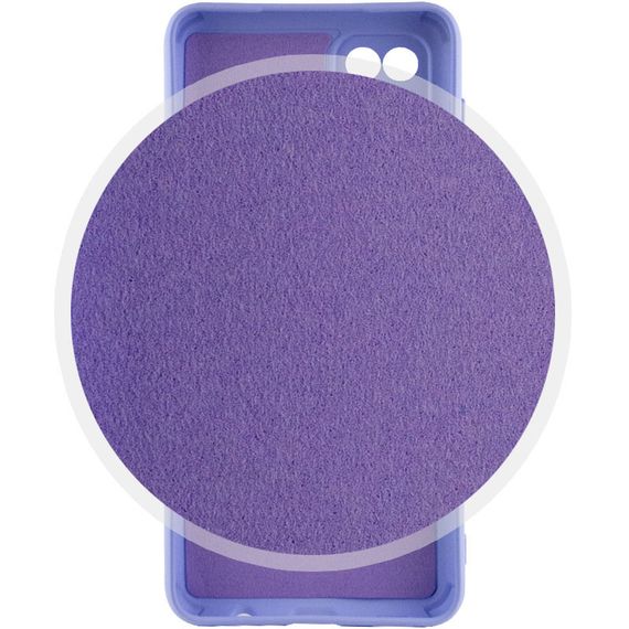 Чехол Silicone Cover Lakshmi Full Camera (A) для Samsung Galaxy A12 / M12 Full camera, Бузковий/Dasheen | Зображення 2