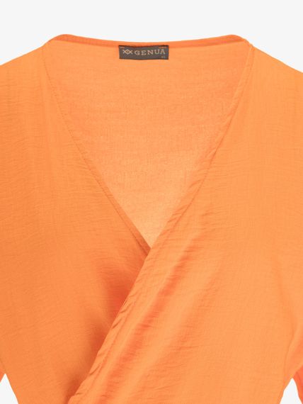 Сукня однотонна жіноча GENUA G01131-0039 XS Помаранчевий shop (2000999622861) | Зображення 1