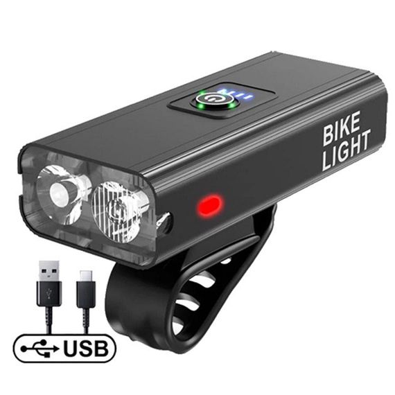 Велосипедный фонарь BK-04Pro 2T6 алюминий, дальний и ближний свет, Велосипедный фонарь с защитой от влаги