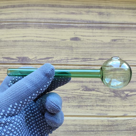 Стеклянная трубка Biglass Long Oil Green | Зображення 1