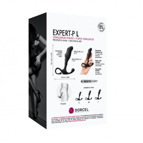 Ручний ергономічний масажер простати Dorcel Expert P size L | Зображення 5