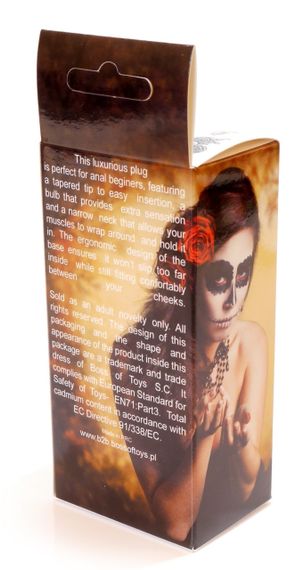 Силіконовий анальний затор Boss Series - Jewellery Black Silicon PLUG Medium Pink M, BS6400087 sexstyle | Зображення 8