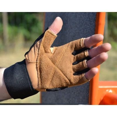 Перчатки для фитнеса MadMax MFG-269 Professional Brown XL (MFG-269-Brown_XL) | Зображення 5
