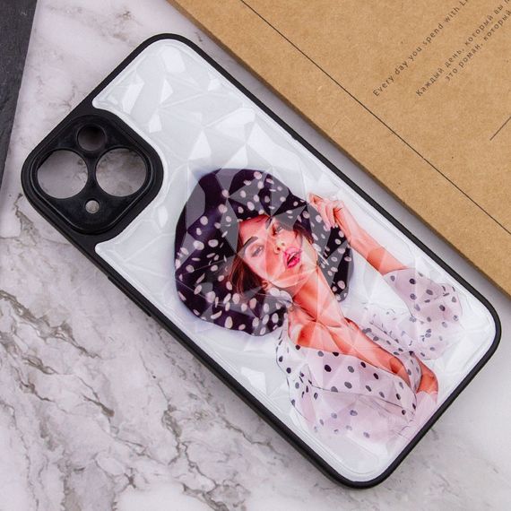 TPU+PC чехол Prisma Ladies для Apple iPhone 14 (6.1") Girl in a hat | Зображення 3