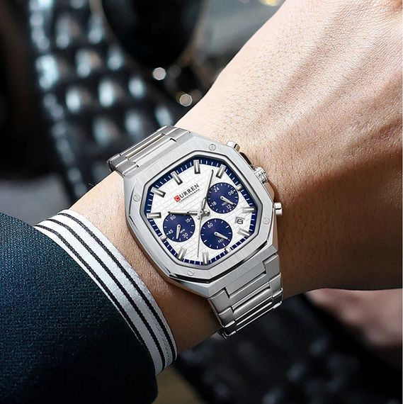 Годинник C1ur1ren 8459 Silver-White | Зображення 2