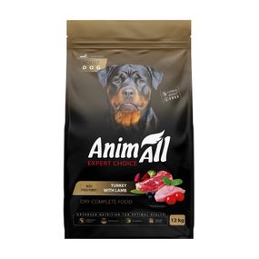 Сухий корм з індичкою та ягнятиною для собак великих порід Animall Dog Turkey with Lamb Large Breed, 12 кг