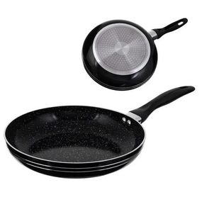 Сковорода UNIQUE UN-5151 антипригарне гранітне покриття 18 см темний мармур