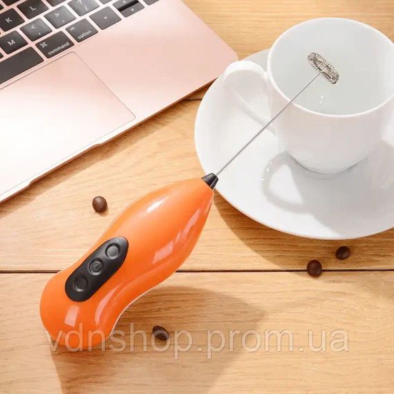 Ручний портативний міні-міксер спінювач для вершків та молока капучинатор