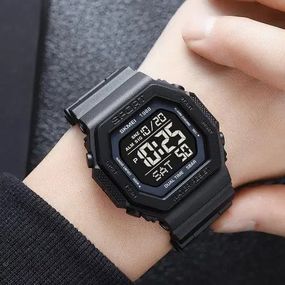 Тактичний годинник SKMEI 1988BK | Модний чоловічий годинник | Годинники наручні CA-584 електронні тактичні