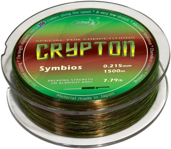 Волосінь Katran Crypton Symbios 1000m (neon/brown) 0.286mm 12.78lb/5.8kg