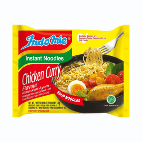 Локшина  зі смаком курки карі 80г Indomie 089686170191