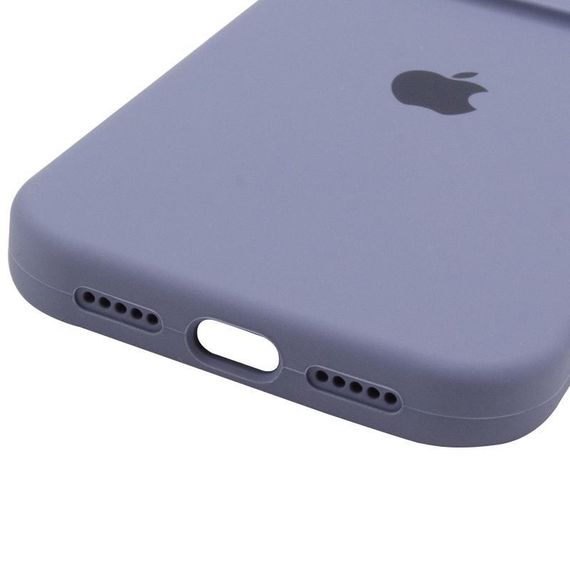 Чохол Silicone Case Full Camera Protective (AA) для Apple iPhone 17 Pro Max (6.9") Сірий / Lavender Gray | Зображення 4