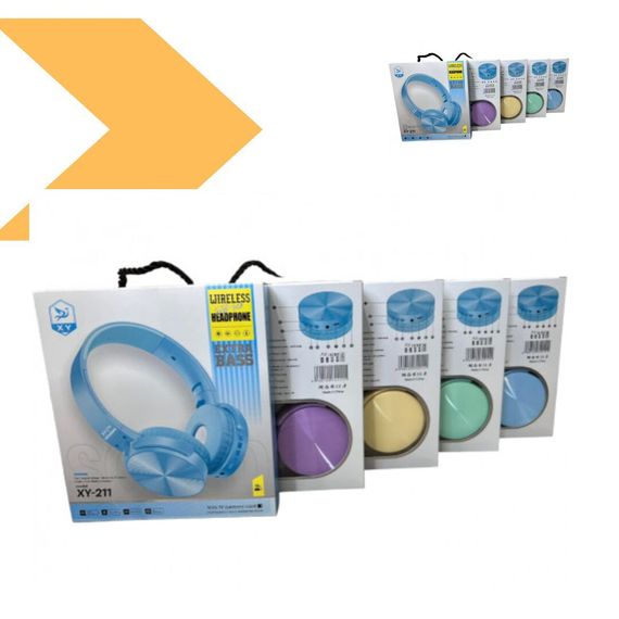 Бездротові навушники Bluetooth 5.0 XY-211 яскравих кольорів XPRO (41174-XY-211_231) | Зображення 1
