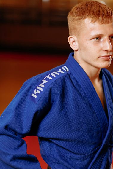 Кімоно для дзюдо синє, TM "Kintayo" Yuko, 190 зріст, щільність 450 гр/м.кв. | Зображення 3
