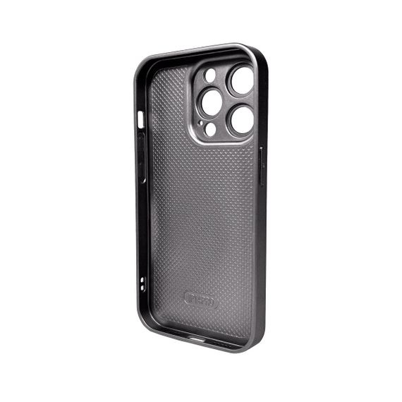 Чохол для смартфона AG Glass Matt Frame Color Logo for Apple iPhone 15 Pro Titanium Grey | Зображення 1
