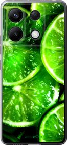 Чохол на Xiaomi Redmi Note 13 Pro 5G Зелені часточки лимона "852u-3392-2448"