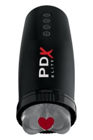 Мастурбатор Pipedream PDX Elite с вибрацией и всасыванием, черный, 22 см sexstyle