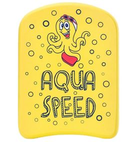 Доска для плавания Aqua Speed KIDDIE KICKBOARD Octopus 6897 желтый Дет 31x23x2,4cм 5908217668974