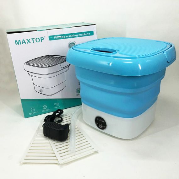 Складна пральна машинка в приватний будинок MAXTOP, Пральна машина для дачі без водопроводу MT-85 | Зображення 4