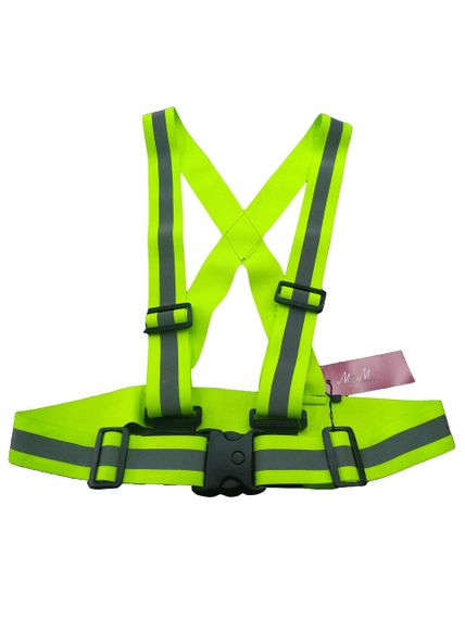 Світловідбиваючий жилет безпеки М&М Світло зелений (213555) | Зображення 2