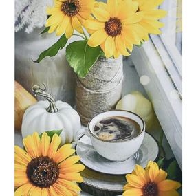 Алмазная мозаика "Натюрморт на подоконнике" HEG86097 30х40 см