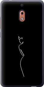 Чехол на Nokia 2.1 Силуэт1 "4590u-1532-17620"