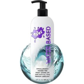 Лубрикант на водной основе Wet original 475 мл Sex Aura