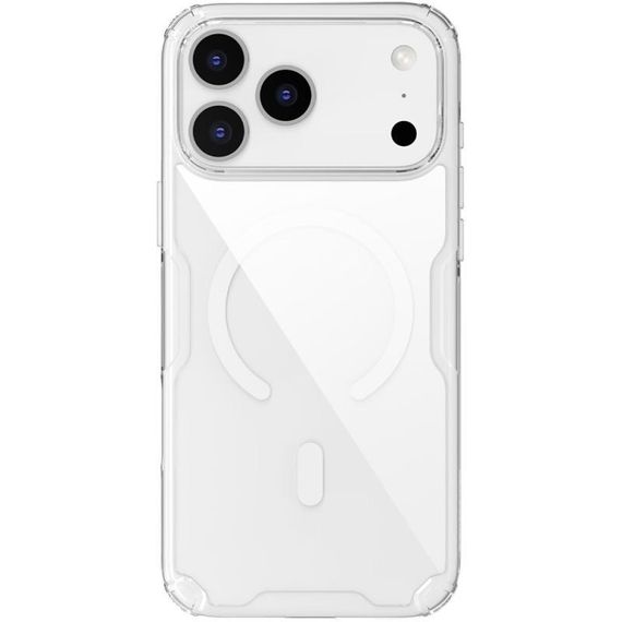 TPU чохол Nillkin Nature Pro Magnetic для Apple iPhone 17 Pro (6.3") Безбарвний (прозорий) | Зображення 3