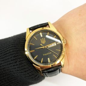 Чоловічі сучасні годинники SKMEI 3709/9073GDBK-B, Елітні наручні годинники чоловічі YV-43