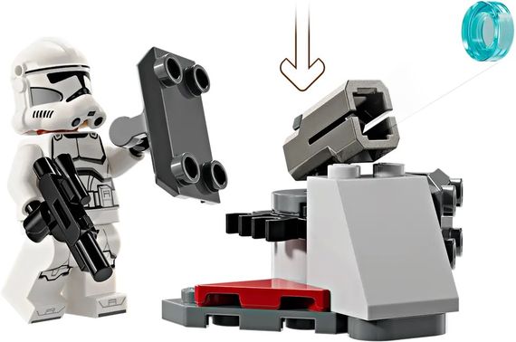 Конструктор LEGO LEGO Star Wars Клони-піхотинці й Бойовий дроїд. Бойовий набір (75372) | Зображення 4