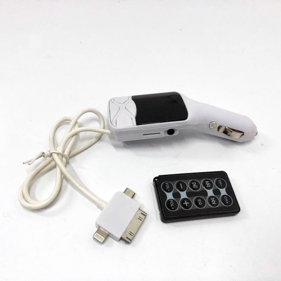Фм модулятори в машину від прикурювача CM I19A SD/Usb, Трансмітер для музики в машину FK-58 | Зображення 7