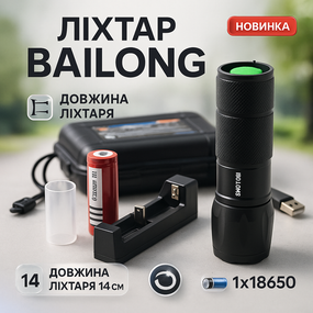 Фонарь ручной металлический BL-1831, Мощный аккумуляторный лед фонарик, Карманный мини фонарь NQ-30
