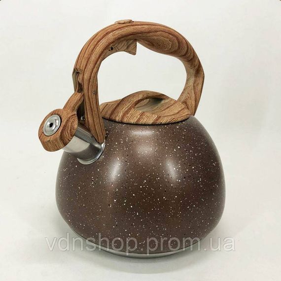 Звичайний чайник на газову плиту UN-5306 2, 7л, Чайник зі свистком для електричної плити YR-66 | Зображення 3