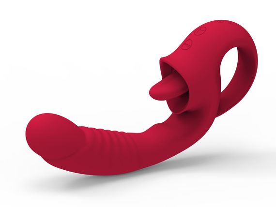 Вібратор Rechargeable Licking Vibrator USB 10 Functions sexstyle | Зображення 1