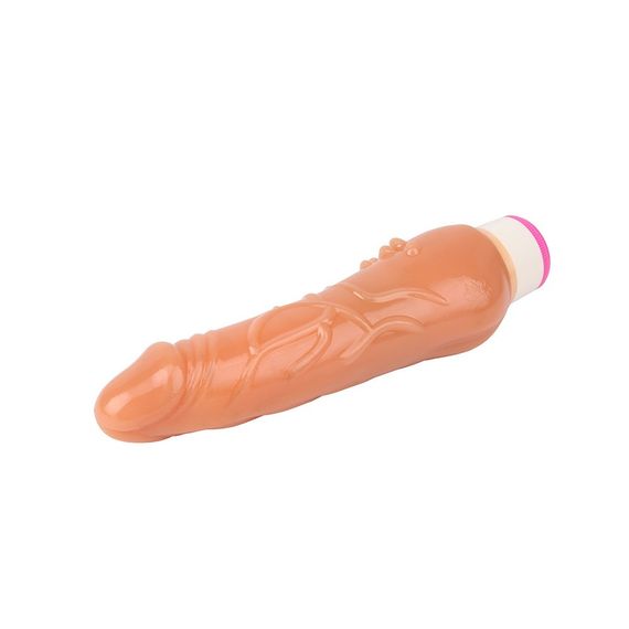 Вібратор реалістичний рельєфний Chisa Basic Luv Theory Beginner Rider, бежевий Sex Aura | Зображення 5