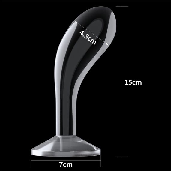 Анальна пробка - Flawless Clear Prostate Plug 6" Clear | Зображення 4