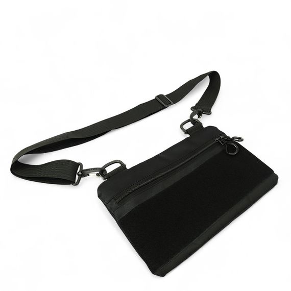 Молодіжна тактична сумка для патчів на плече з 4 кишенями black IG-43 | Зображення 6