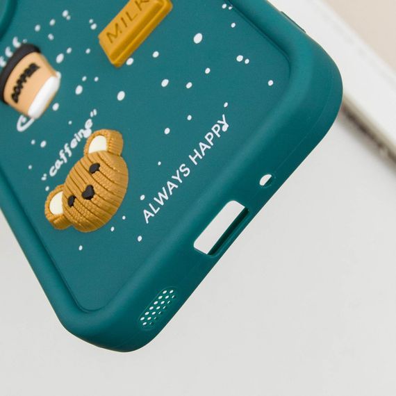 Чехол TPU Toys Case для Xiaomi Redmi 12C / Poco C55 Pine Green / Always Happy | Зображення 6