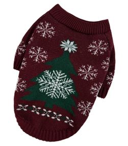 Светр в'язаний Ялинка марсала Y-352