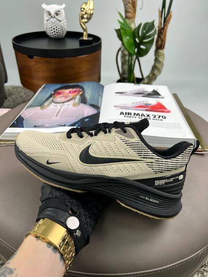 Мужские кроссовки Zoom Winflo Beige Black весна / літо / осінь A3768 43 27.5 см | Зображення 3