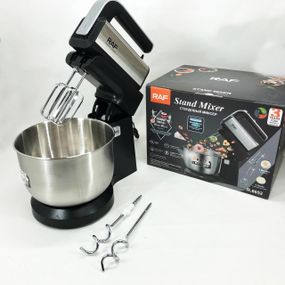 Стаціонарний міксер ручний RAF R.6652 із металевою чашею 3.5 л 1000 Вт