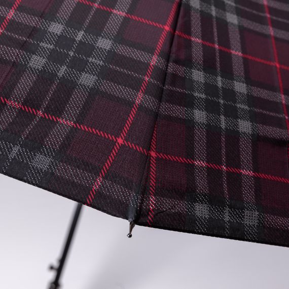 Класична парасолька-тростина напівавтомат з поліестеру 16 спиць діаметр 117 см Червона HP-23-4R | Зображення 5