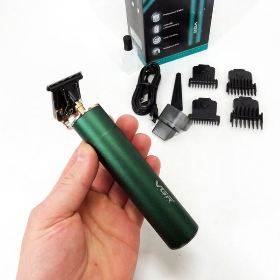 Машинка для стрижки акумуляторна VGR V-186 триммер для волосся та бороди | Зображення 9