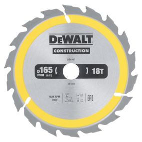 Диск пильний 165*20мм DeWALT DT1933