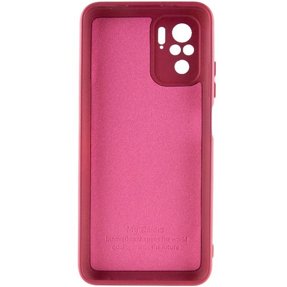 Чохол Silicone Cover My Color Full Camera (A) для Xiaomi Redmi Note 10 / Note 10s | Зображення 1