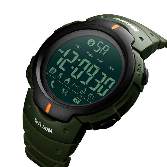 Skmei 1301AG army green Smart Watch | Зображення 1
