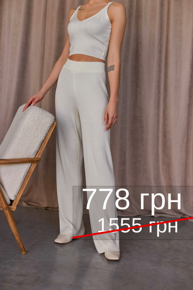 Штани в рубчик 2306 | Зображення 8