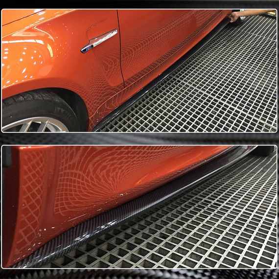 Накладки на пороги Carbon (для E82, Carbon) для BMW 1 серия E81/82/87/88 2004-2011 гг | Зображення 3